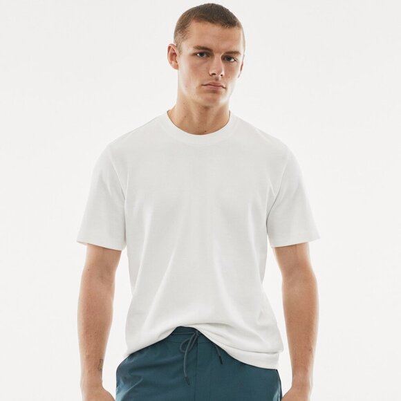 Mango Men Breathable cotton t-shirt White - Picture 2 of 5